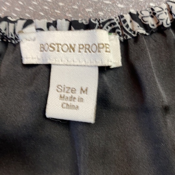 Boston Proper peasant Blouse boho oversized size Medium - Picture 7 of 9